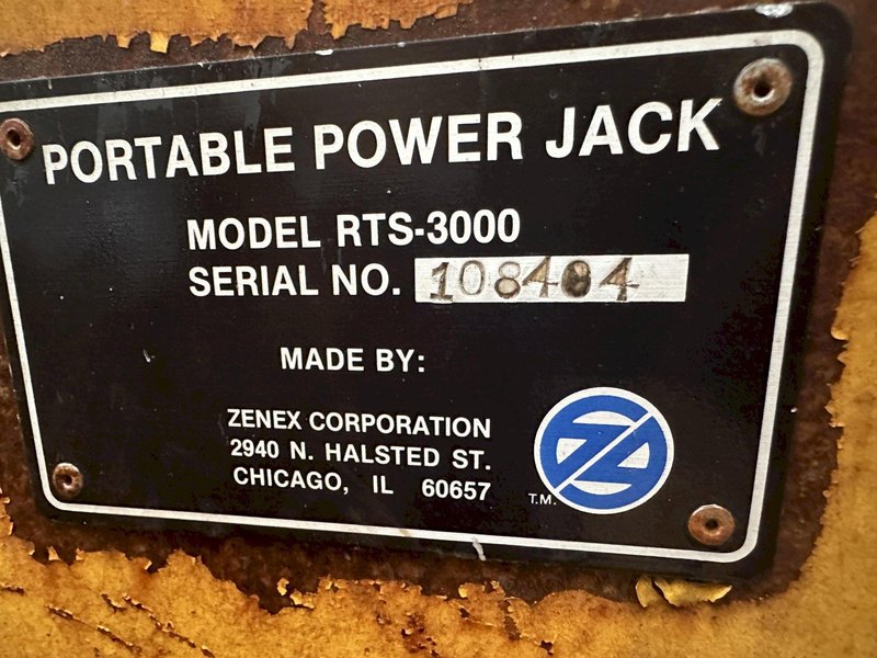 (4)  ZENEX CORPORATION MODEL RTS-3000 PORTABLE ELECTRIC POWER VEHICLE LIFT JACKS: STOCK #17222