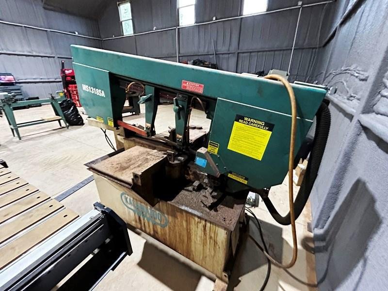 18.5" X 10.6" CLAUSING KALAMAZOO MS1318SA MITERING HORIZONTAL BAND SAW