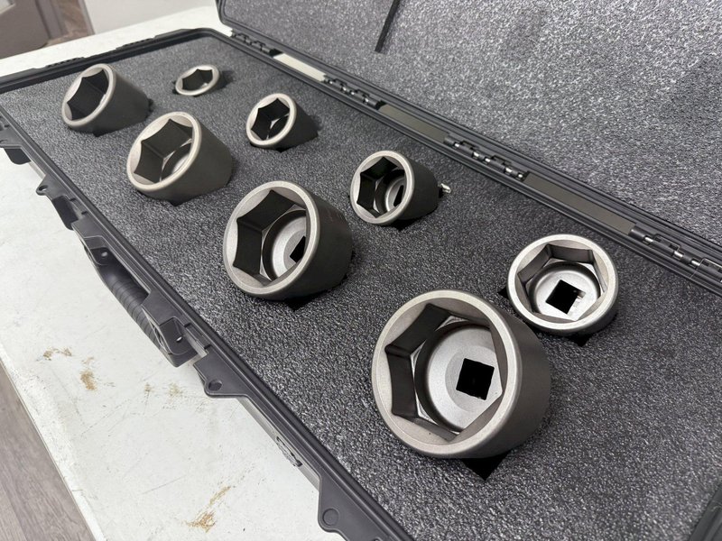 (8) 46 - 80 mm HYTORC 1&quot; HEX SOCKETS, FOR HYDRAULIC TORQUE WRENCH: YOBRO #24178