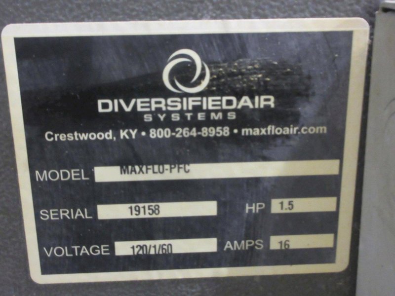 Diversified Air - MAXFLO-PFC Portable Fume/Paint Collector- Auction Item