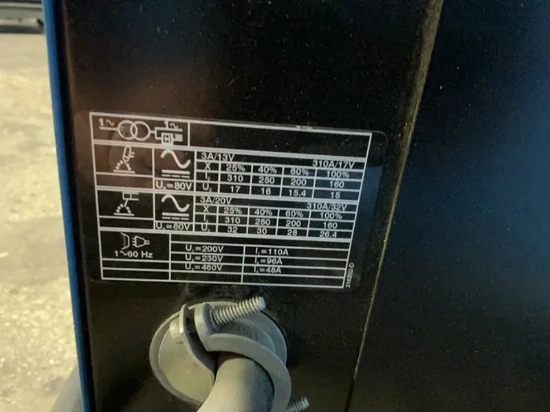 Miller 250 A Welder - Syncrowave 250 Dx