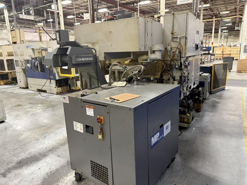 Used 2015 Murata Muratec MW120 Twin Spindle CNC Lathe w/ Dual Gantry Loader For Sale
