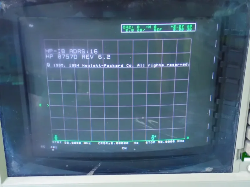 AGILENT SCALER NETWORK ANALYZER  -  8757D