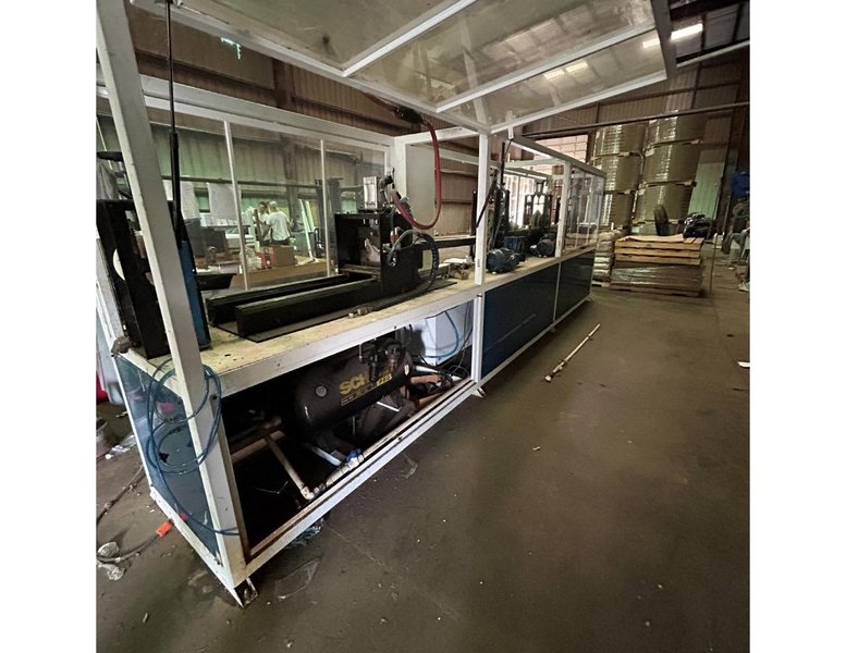D’Andrea Double Paper Line Edgeboard Machine, 2024 – Reel Stand, Packaging Table