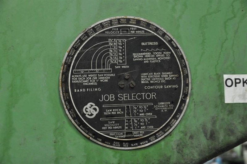 Schmaltz - Vertical saw