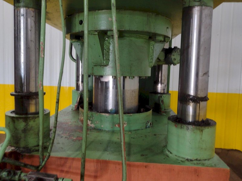 125 TON RODGERS MODEL MD125-2629A-WE 4-POST HYDRAULIC PRESS 18" STROKE: STOCK #11411