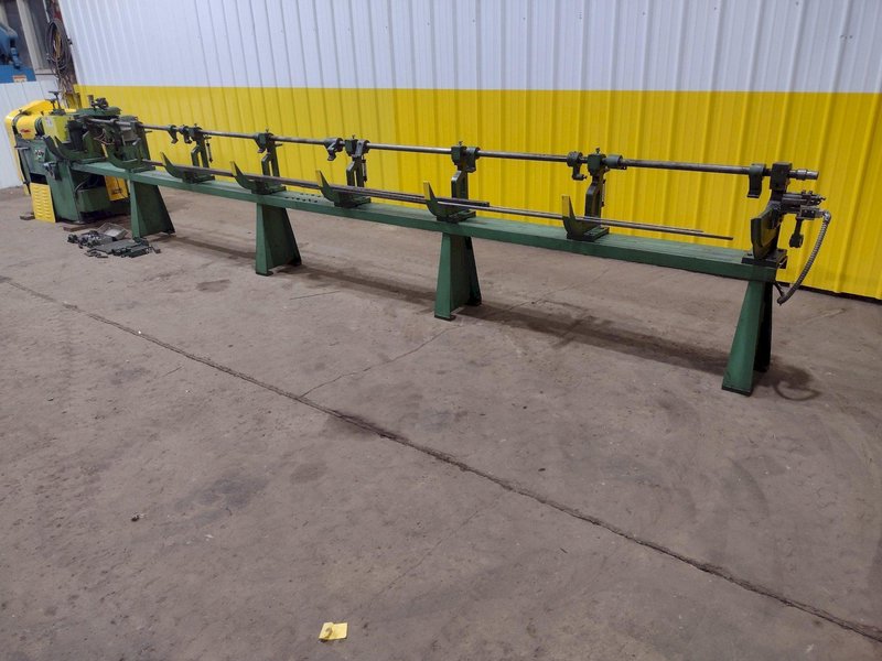 5/16&quot; X 20&#039; SHUSTER METTLER 2A4V AUTOMATIC WIRE STRAIGHTEN AND CUT MACHINE: STOCK #19403
