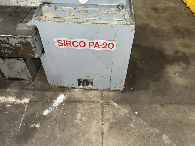 20"/27" X 80" SIRCO MODEL #PA-20 GAP BED ENGINE LATHE 2-1/8" HOLE : YOBRO #25910