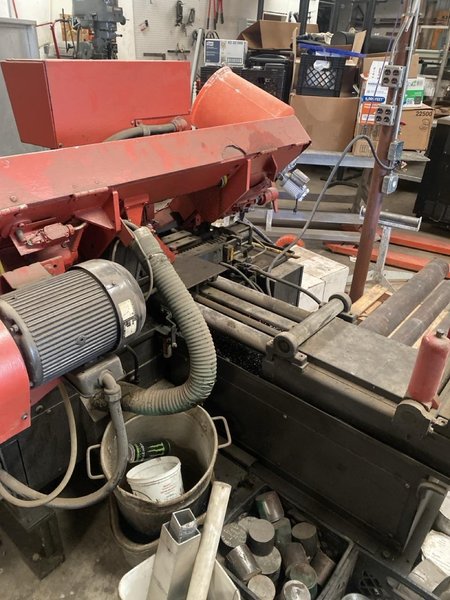 10″ x 10″ Amada HFA250W Fully Automatic Horizontal Bandsaw, 1989