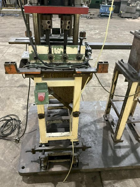 12 TON PNEUPOWR AIRAM MODEL #4P12 PNEUMATIC PRESS 3” STROKE: YOBRO #24856