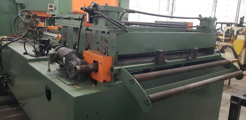 60&quot; x .150&quot; FEEDLEASE COIL STOCK STRAIGHTENER &amp; AIR FEEDER: STOCK 15322
