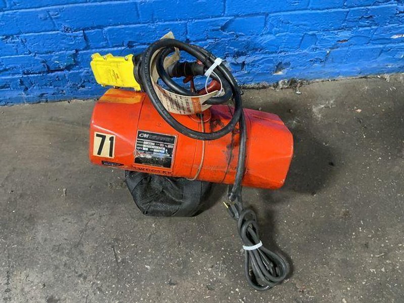 CM 1/4 TON ELECTRIC CHAIN HOIST   -  WB