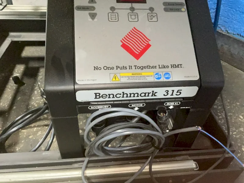 HOT MELT TECHNOLOGIES 37” X 32” BENCHMARK 315 APPLICATOR STATION