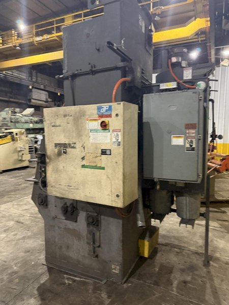 6 CU FT WHEELABRATOR MODEL WTB-6 TUMBLAST BELT TYPE BLAST CLEANING MACHINE: YOBRO #25940