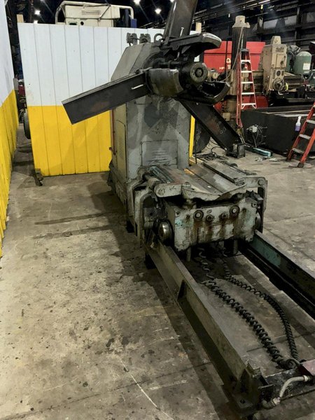 20,000 LBS X 36" LITTELL MODEL #S200-36 PULL OFF UNCOILER COIL REEL W/ COIL CAR: YOBRO #26128