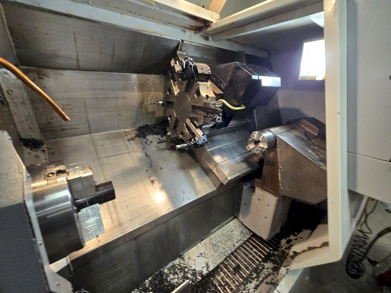 Haas TL-25 CNC Lathe, 2008 – Live Tooling, Sub Spindle, Servo Bar 300 Feeder