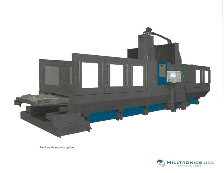 Milltronics BR8100IL Large Travel CNC Bridge Mill