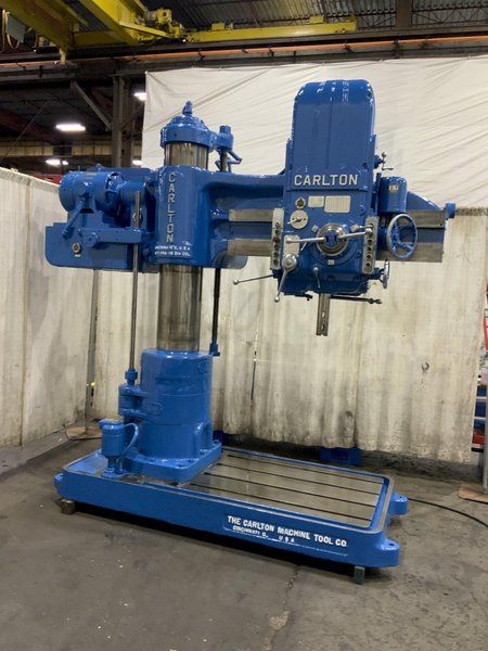 4' X 13 CARLTON RADIAL ARM DRILL: STOCK #81445