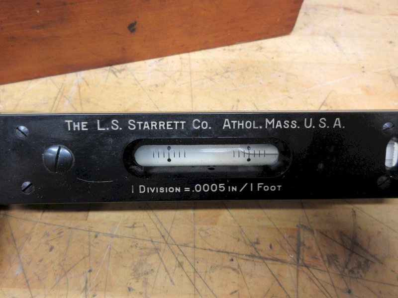 Starrett No.199 Master Precision Level 15" In Wooding Case- Auction Item