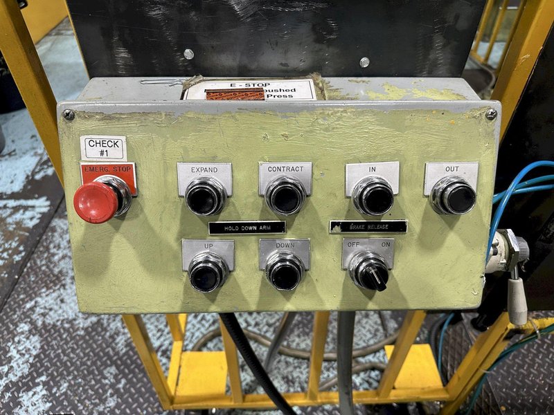 220 TON AIDA #PMX-L2-200H SSDC PRESS LINE, COMPLETE WITH CWP SPACE SAVER COIL FEED LINE: STOCK #22213