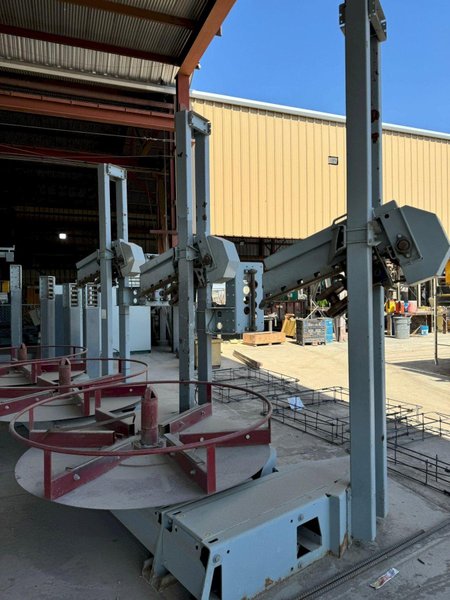 1/4" -> 5/8" EVG MODEL #RA-XE 16/3-1 (NEW 2015) AUTOMATIC REBAR STRAIGHT, CUT &amp; BENDING SYSTEM: STOCK #21142