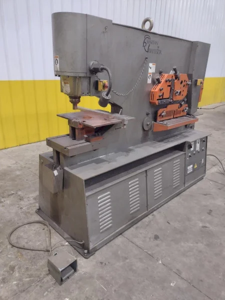 135 TON SPARTAN MODEL #IW135DX HYDRAULIC IRONWORKER STOCK# 4203