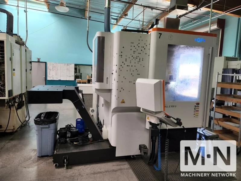 GF Mikron E 500 U 5-Axis CNC Vertical Machining Center, 2018 - 1k Cutting Hours