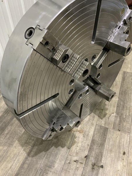 32" BISON  4-JAW LATHE CHUCK: STOCK #81003