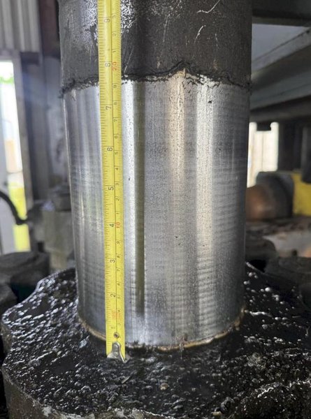 2000 TON HEAVY DUTY 4-POST HYDRAULIC PRESS. STOCK # 0543726