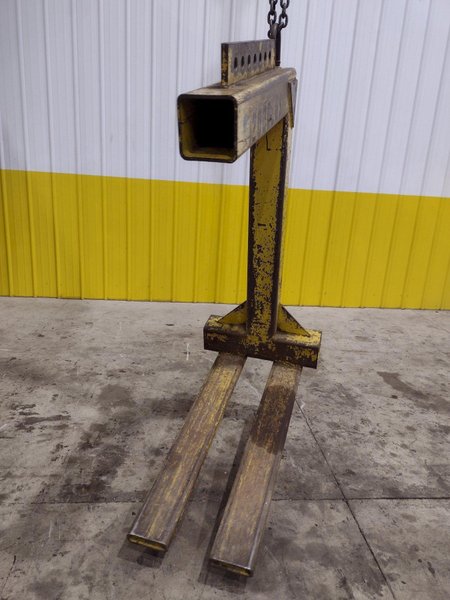 2,000 LB x 42&quot; x 48&quot; NATIONAL IND PALLET LIFTER CRANE ATTACHEMENT: STOCK #22369