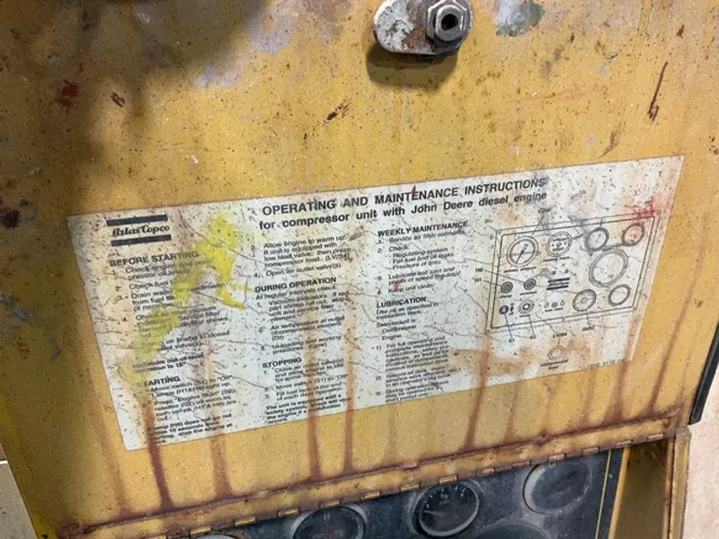 Atlas Copco Portable Air Compressor - Xas125