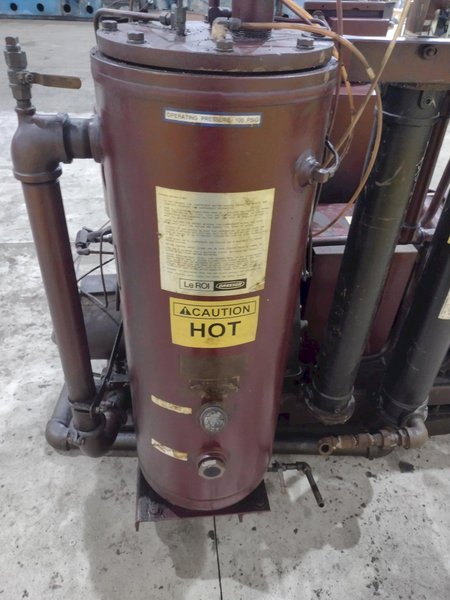 100 HP LEROI MODEL #A219-152-3_C7 WATER COOLED AIR COMPRESSOR: STOCK #21254