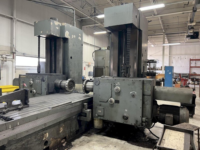 50 HP FRITZ WERNER  DOUBLE SIDED MODEL #FP7V2 HEAVY DUTY DUPLEX MILL/MILLING MACHINE. STOCK # 0309623