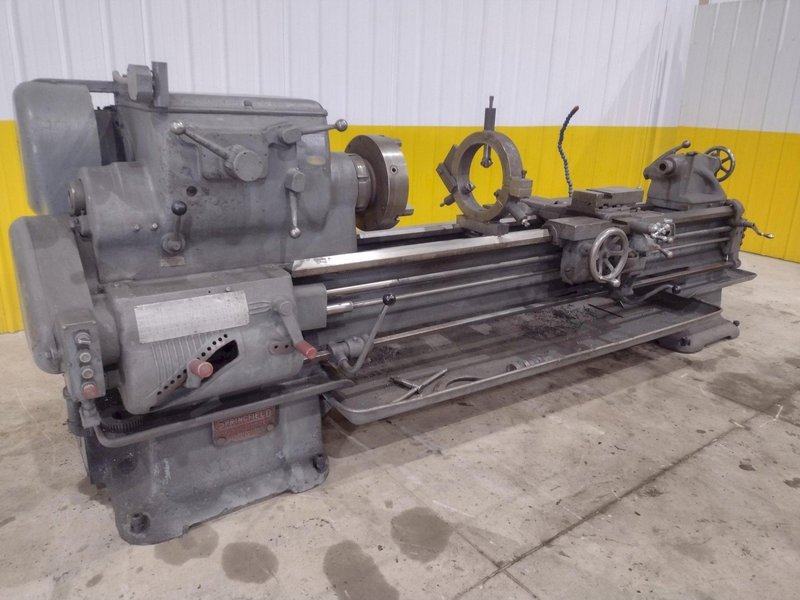 20&quot; X 80&quot; SPRINGFIELD ENGINE LATHE WITH TAPER:  STOCK #20986