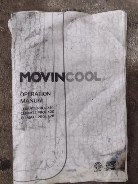 (2) MOVIN COOL CLIMATE PRO X14 PORTABLE AIR COMPRESSOR: YOBRO #24912