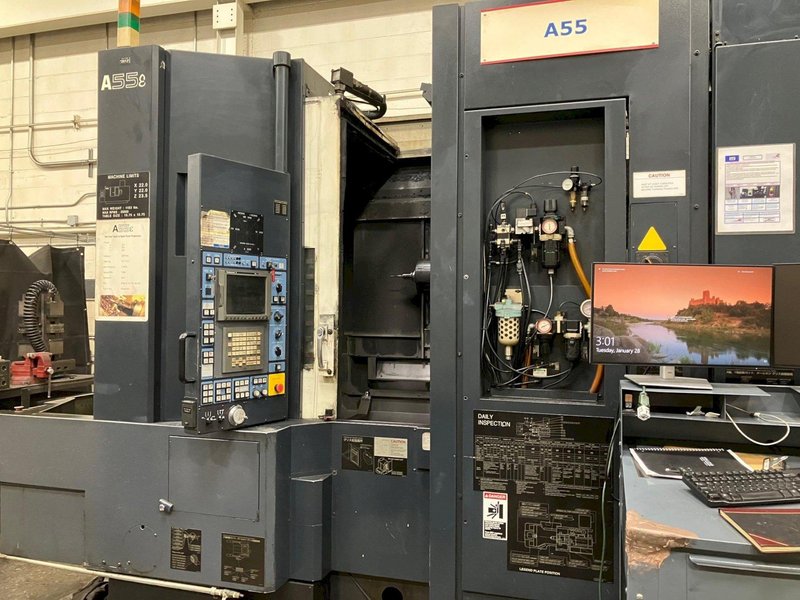 MAKINO DELTA A-55E HORIZONTAL MACHINING CENTER