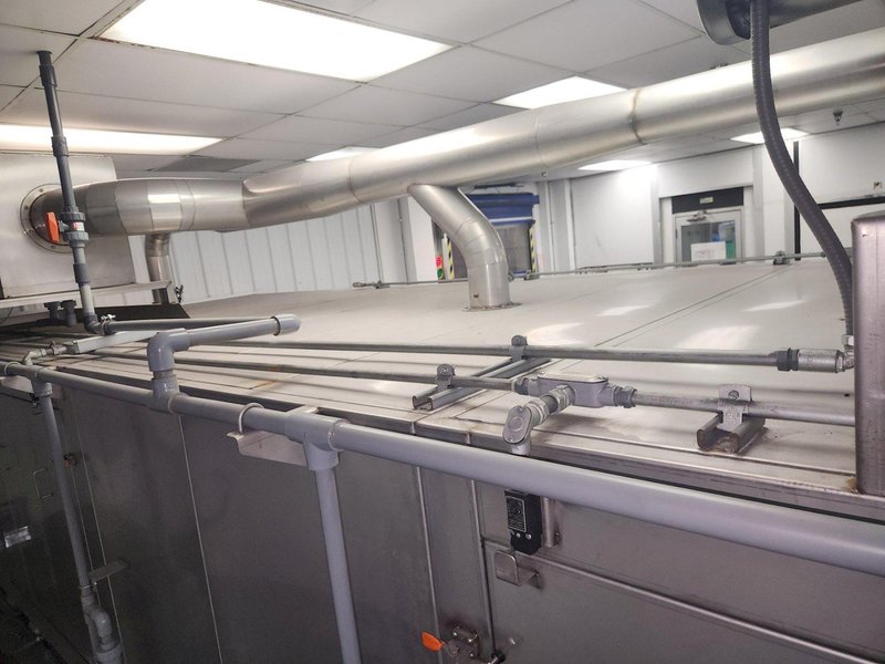 Accutherm 2-Stage Immersion Heated Wash and Rinse System, 2013 – 705 Gallon Capacity, Stainless Steel, Blow-Off Drying