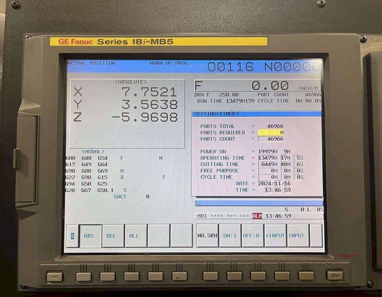 Fadal 4020D-3HT CNC Vertical Machining Center