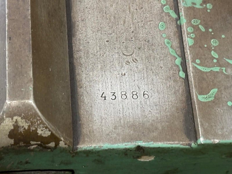 36"/48" X 156" MEUSER MODEL M4L GAP BED ENGINE LATHE 3" HOLE: STOCK #11841