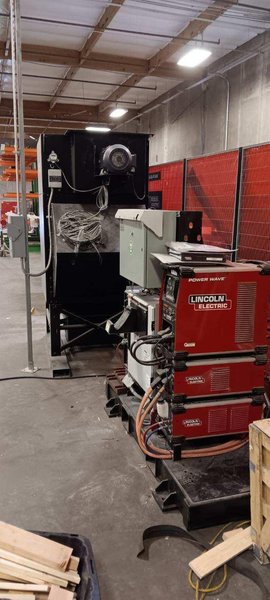 Lincoln Electric Power Wave R450 Robotic Welder, 2020 – ABB IRB 2600 Robot, Lincoln 4R220 Wire Feeder