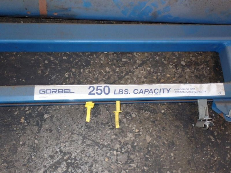 GORBEL 250 LBS JIB CRANE