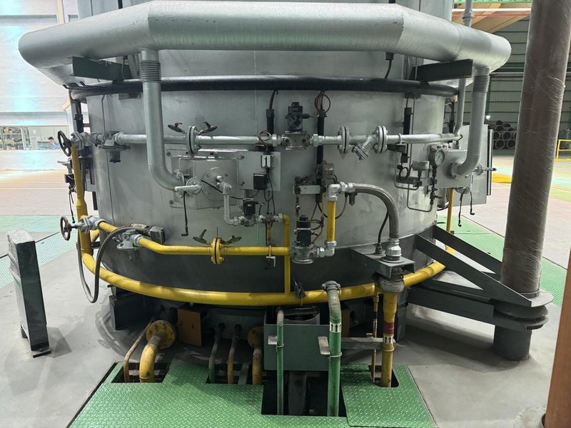EBNER GAS FIRED BELL FURNACE (14672)