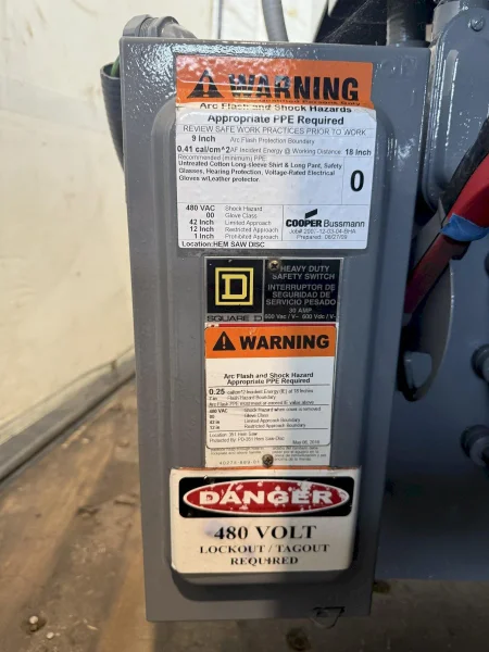 18" X 24" HEM MODEL #VT120HM VERTICAL TILT FRAME BAND SAW: STOCK # 23399