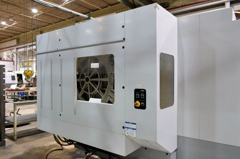 USED HAAS 20" X 20" HORIZONTAL CNC MACHINING CENTER WITH PALLET POOL MODEL EC-400PP