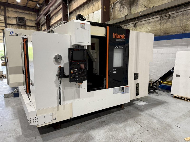 Used 2018 Mazak VC-500A 2PC CNC Vertical Machining Center For Sale