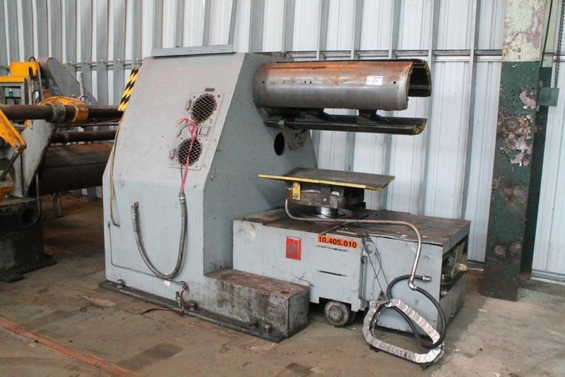 20,000 LBS X 42' AUTOMATIC FEED MOTORIZED COIL REEL &amp; CAR: STOCK #64188