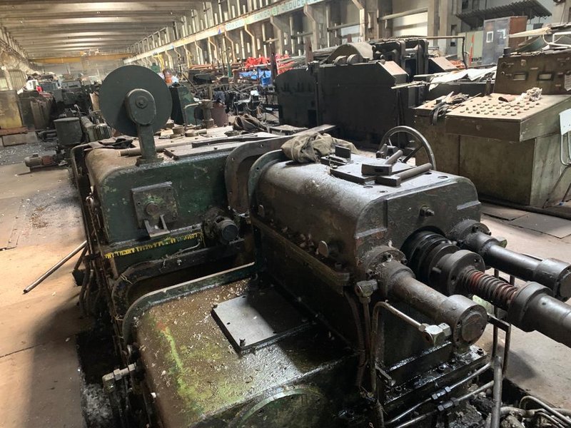 MANNESMANN MEER #KPW 25 VMR LONG STROKE PILGER MILL WITH LONG DIE ASSEMBLY
