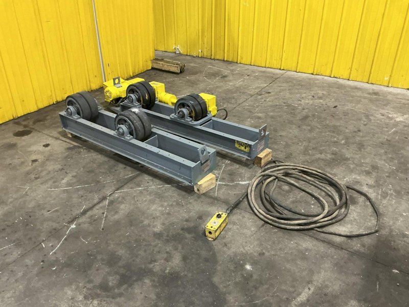 6,000 LBS WEBB MODEL #T6 TANK TURNING ROLLS, 1 DRIVE &amp; 1 IDLER ROLL: YOBRO #25072