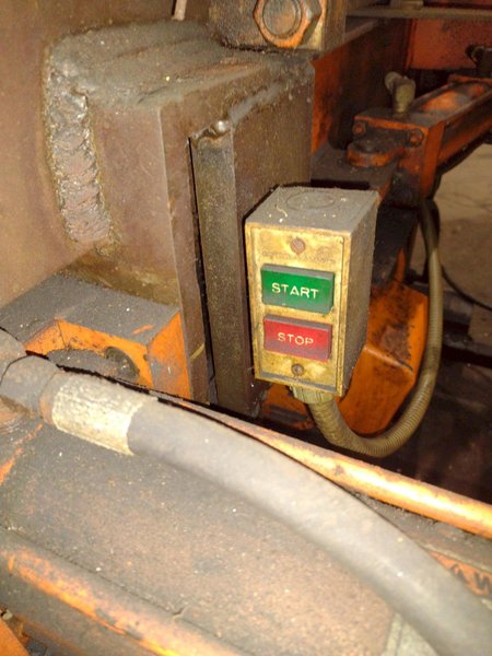 3" HUTH MODEL #2007 HYDRAULIC RAM TYPE TUBE BENDER &amp; END FORMER: STOCK #19709