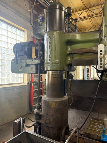 5' X 15" CARLTON MODEL 3A RADIAL ARM DRILL. STOCK # 0434026